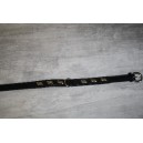 collier cuir noir