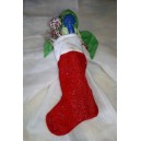 Botte de Noël garnie (1 peluche, 1 jouet, 1 corde et des friandises)