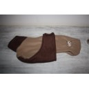 Manteau sweater en polaire pour whippet