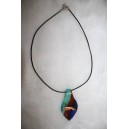 Joli médaillon en verre de murano