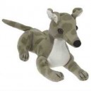 Peluche lévrier couleur tourterelle