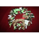 couronne de noël lévrier