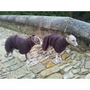 Manteau sweater en polaire pour whippet