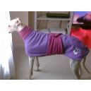 Manteau sweater en polaire pour galgo et greyhound
