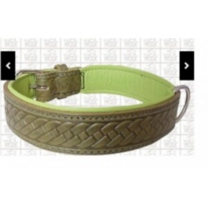 collier whippet cuir collier whippet cuir