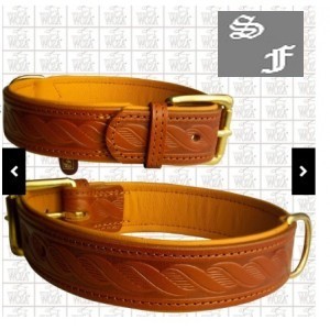 collier whippet cuir collier whippet cuir