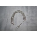 Collier bijou en strass swarovski en 5 rangées